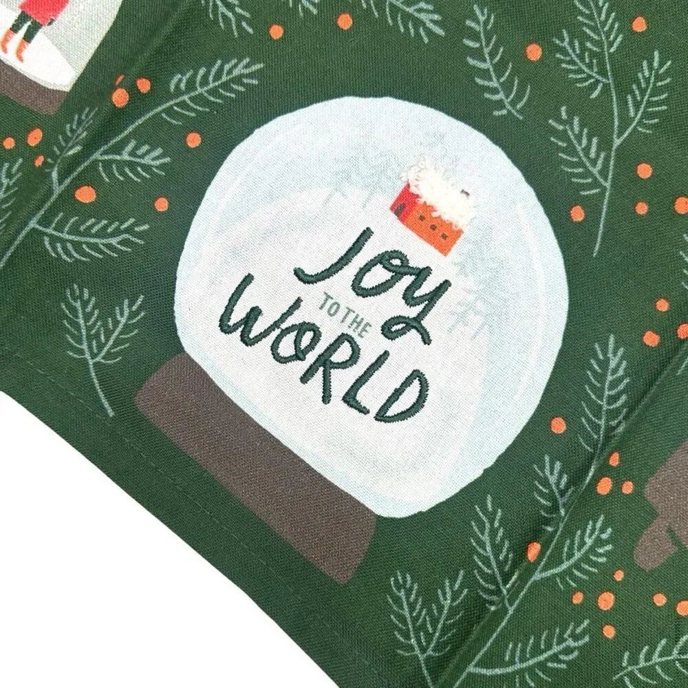 Anthropologie Joy To The World Dish Towel - 21” x 28” - Set of 2